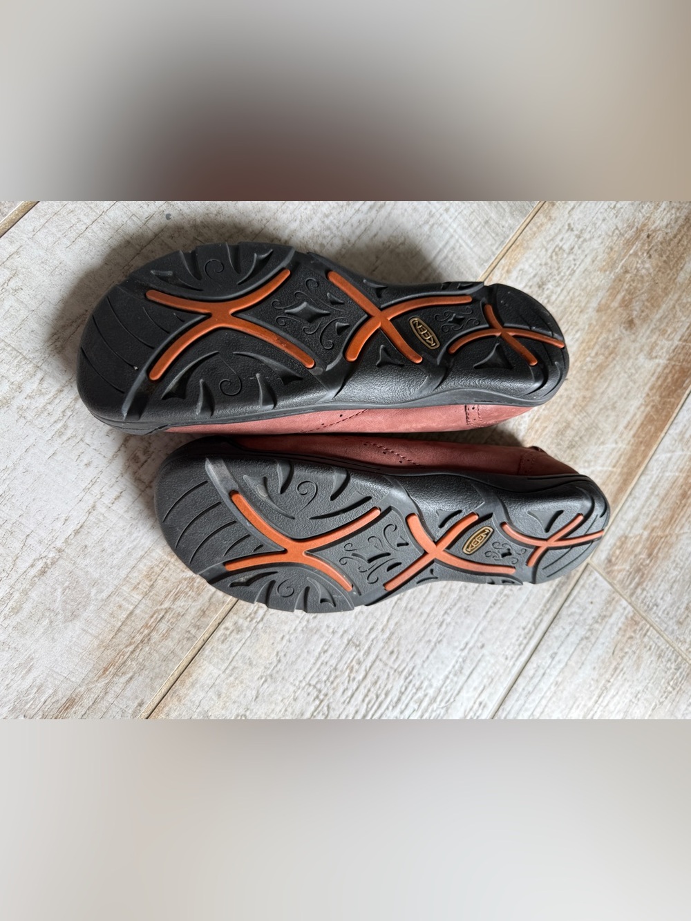 Keen Sterling City Mary Jane Slip On Loafers Brown Rust Suede Women's Size 10 - Picture 5 of 5